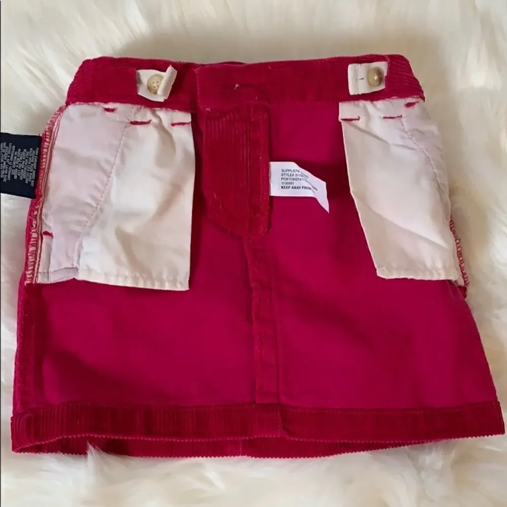 Ralph Lauren 4/4T Fuschia Corduroy Mini Skirt